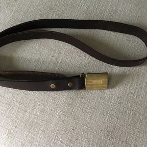 Men’s rugby Ralph Lauren leather belt